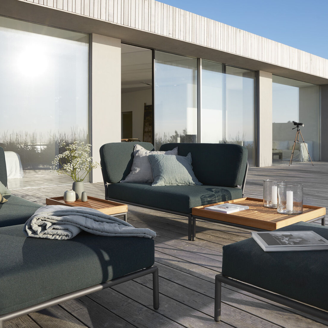 Модуль Level Ottoman Alpine Green Sunbrella Heritage