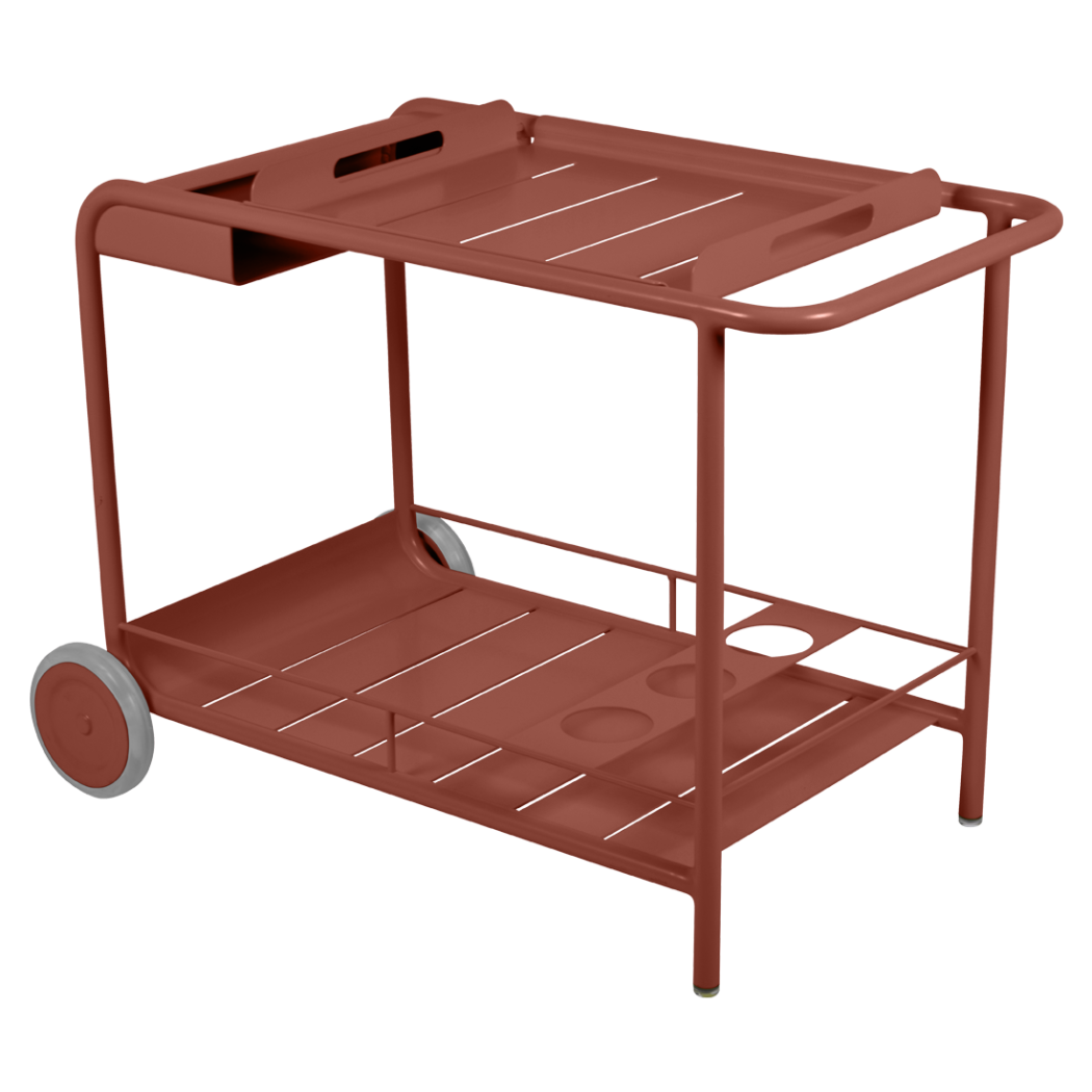 Luxembourg Trolley Bar Red Ochre