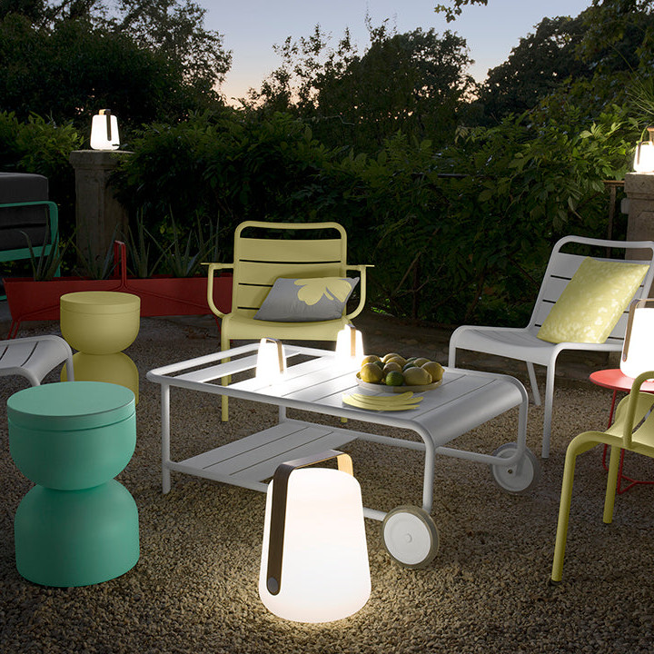 Luxembourg Low Table Cotton White