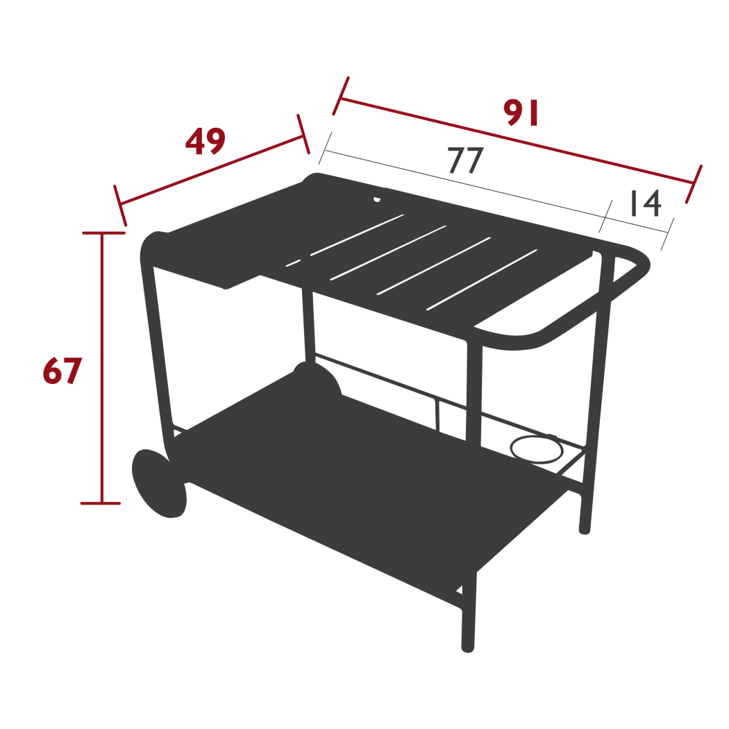 Luxembourg Trolley Bar Ice Mint