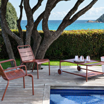 Luxembourg Low Table Cotton White