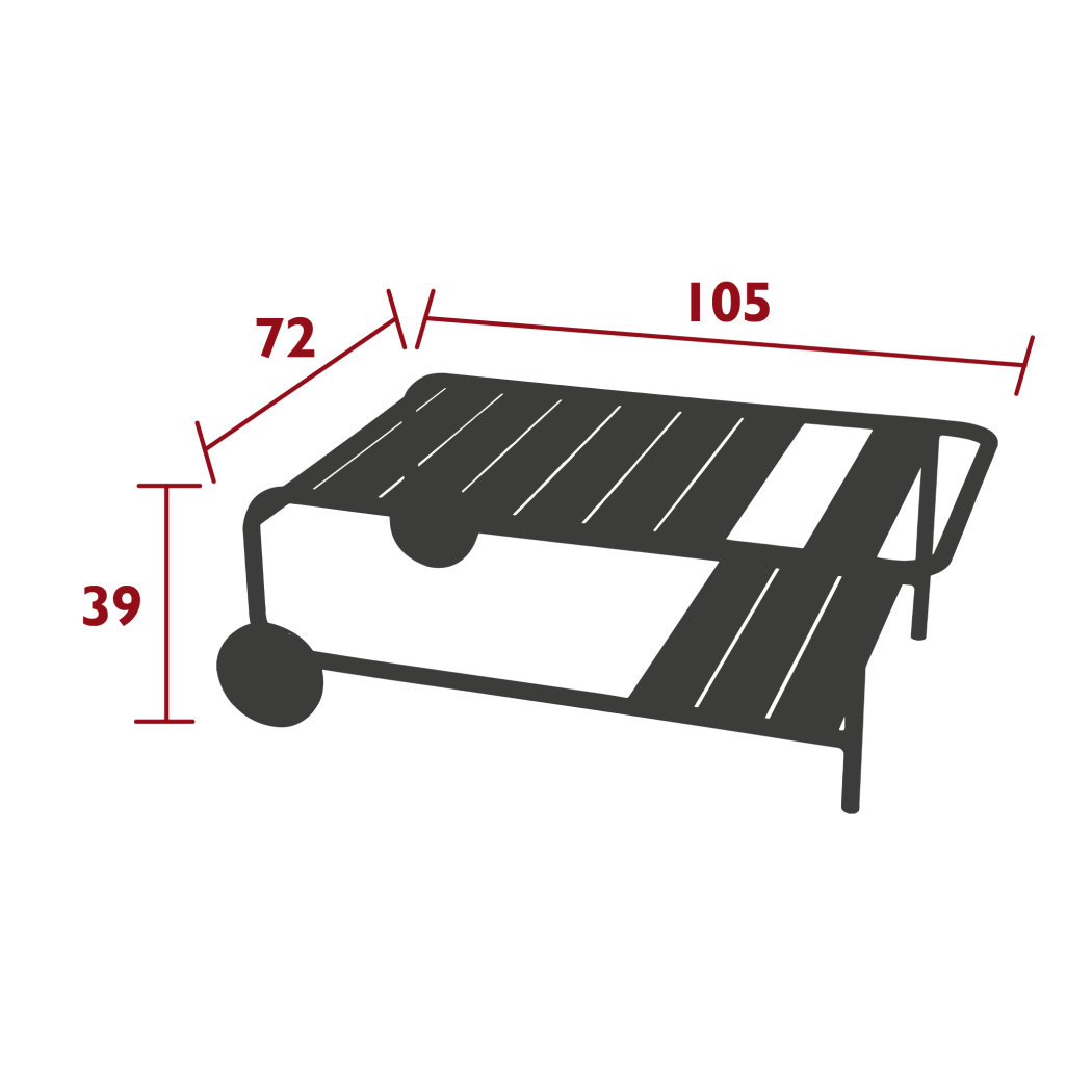 Luxembourg Low Table Cotton White