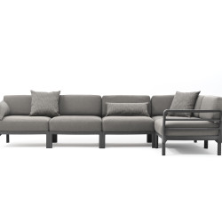 Диван Maximo 5 Basalto Lava Sunbrella