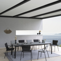 Обідній стіл Ancone Extendable Table 220/280x108 Ciment Black