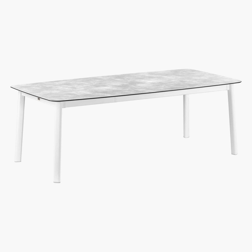 Стіл Ancone Extendable Table 220/280x108 Ciment Alu Kaolin