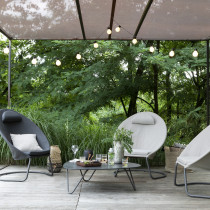 Кавовий стіл COCOON Kaolin Table Ciment