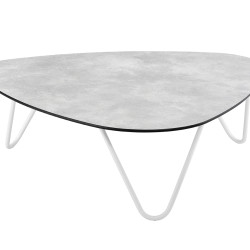Кавовий стіл COCOON Kaolin Table Ciment