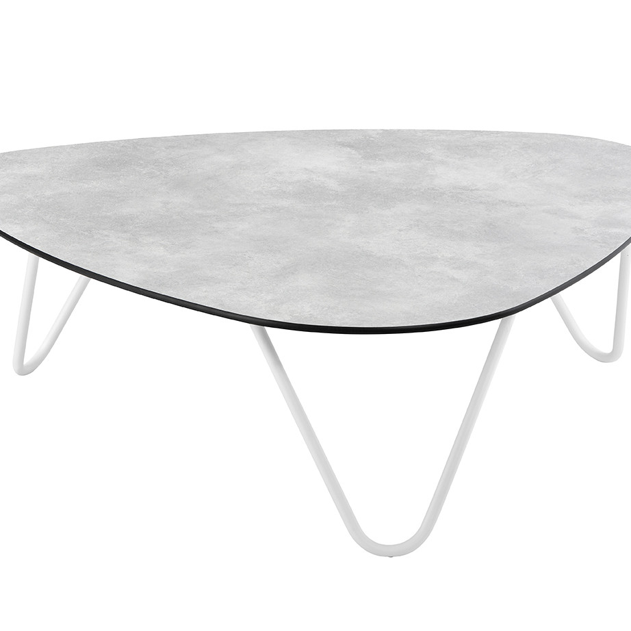 Кавовий стіл COCOON Kaolin Table Ciment