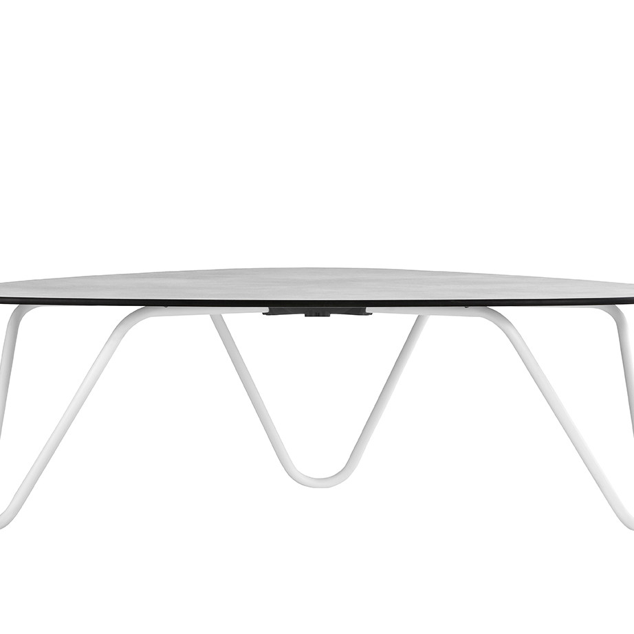 Кавовий стіл COCOON Kaolin Table Ciment