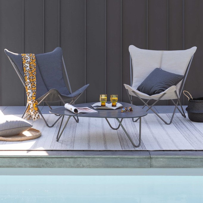 Кавовий стіл COCOON Kaolin Table Ciment