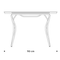 Складний стiл Anytime 110x68 Black