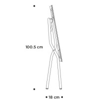 Складний стiл Anytime 110x68 Black