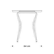 Складний стiл Anytime 68Х64 Black