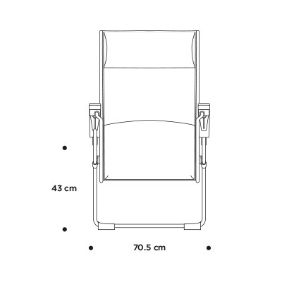 Крісло - шезлонг Evolution Onyx