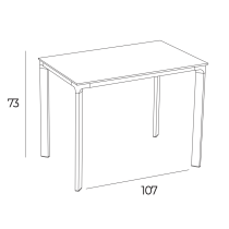 Стіл Meet 120x80 Anthracite