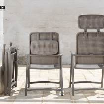 Крісло-шезлонг Acquamarina Bianco