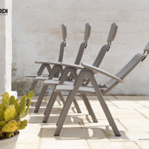 Крісло-шезлонг Acquamarina Bianco