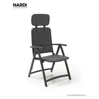 Крісло-шезлонг Acquamarina Antracite