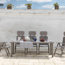 Крісло-шезлонг Acquamarina Bianco