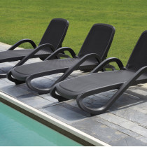 Шезлонг Alfa Antracite Trama Antracite