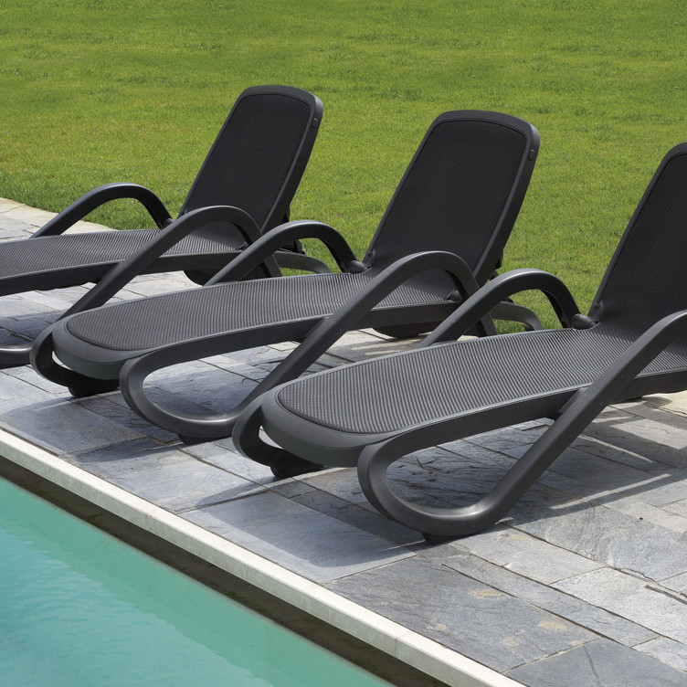 Шезлонг Alfa Antracite Trama Antracite