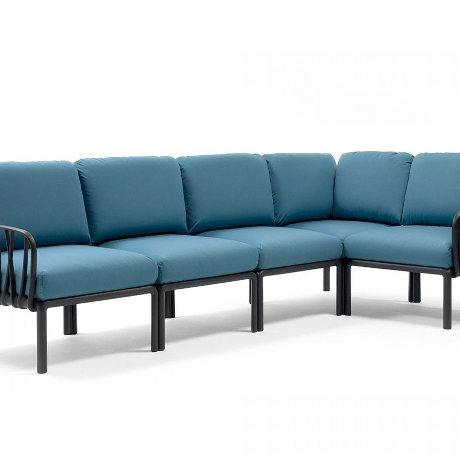 Модульний диван Komodo 5 Antracite Adriatic Sunbrella