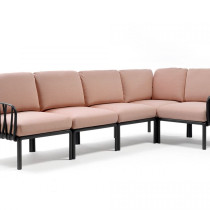 Модульний диван Komodo 5 Antracite Rosa Quarzo