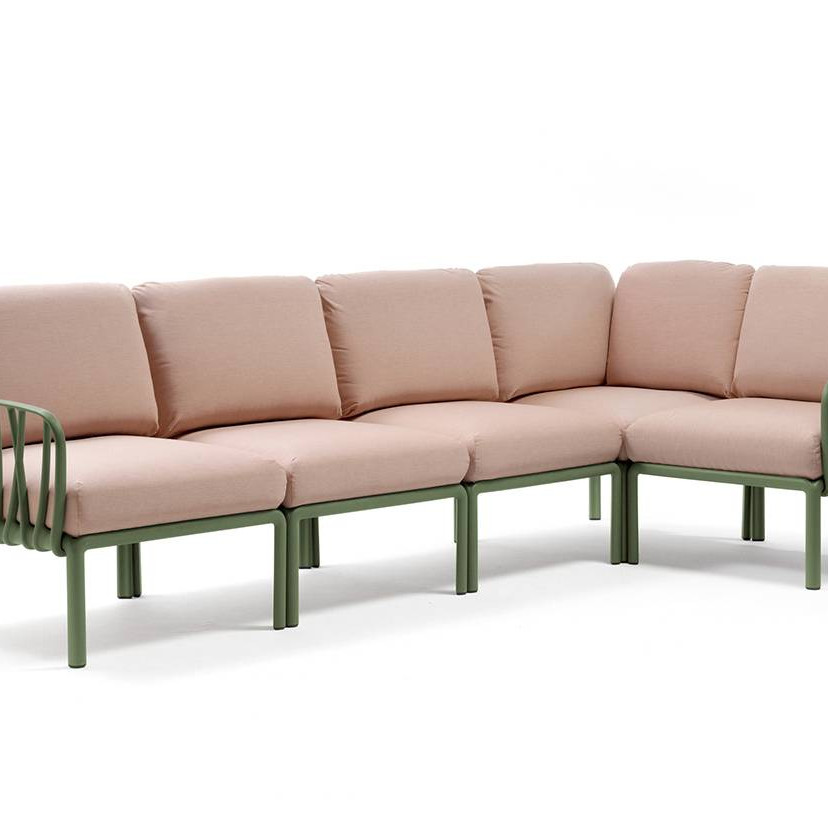 Модульний диван Komodo 5 Agave Rosa Quarzo