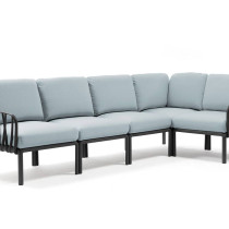 Модульний диван Komodo 5 Antracite Ghiaccio Sunbrella