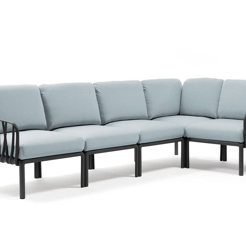 Модульний диван Komodo 5 Antracite Ghiaccio Sunbrella