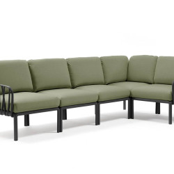 Модульний диван Komodo 5 Antracite Giungla Sunbrella