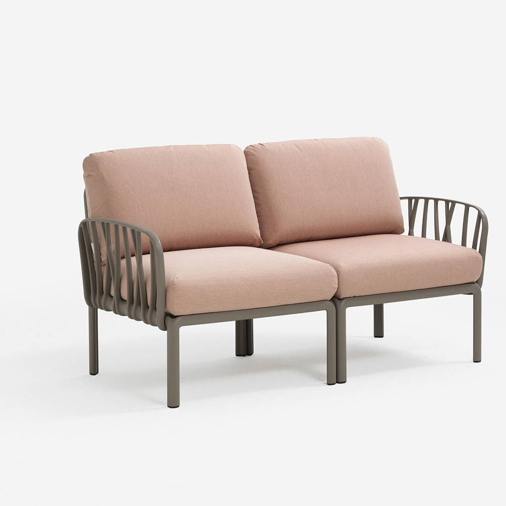 Модуль Komodo Elemento Terminale DX/SX Bianco Rosa Quarzo