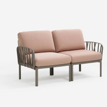 Модуль Komodo Elemento Terminale DX/SX Bianco Rosa Quarzo