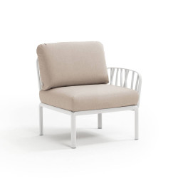 Модуль Komodo Elemento Terminale DX/SX Bianco Canvas Sunbrella