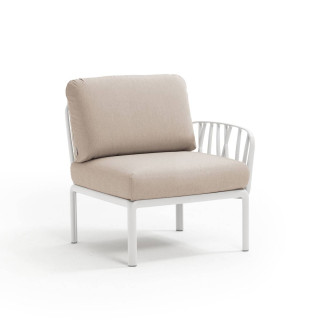 Модуль Komodo Elemento Terminale DX/SX Bianco Canvas Sunbrella