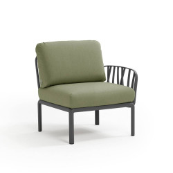 Модуль Komodo Elemento Terminale DX/SX Antracite Giungla Sunbrella