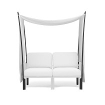 Балдахін Komodo Ombra 2 Antracite Velo White