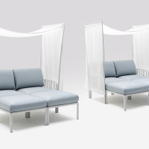 Балдахін Komodo Ombra 3 Antracite Velo White