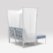 Балдахін Komodo Ombra 3 Antracite Velo White