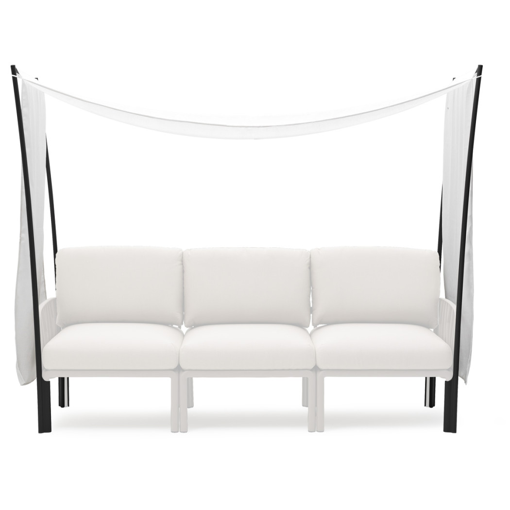 Балдахін Komodo Ombra 3 Antracite Velo White