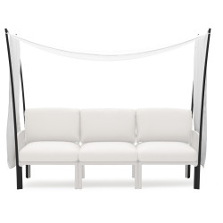 Балдахін Komodo Ombra 3 Antracite Velo White