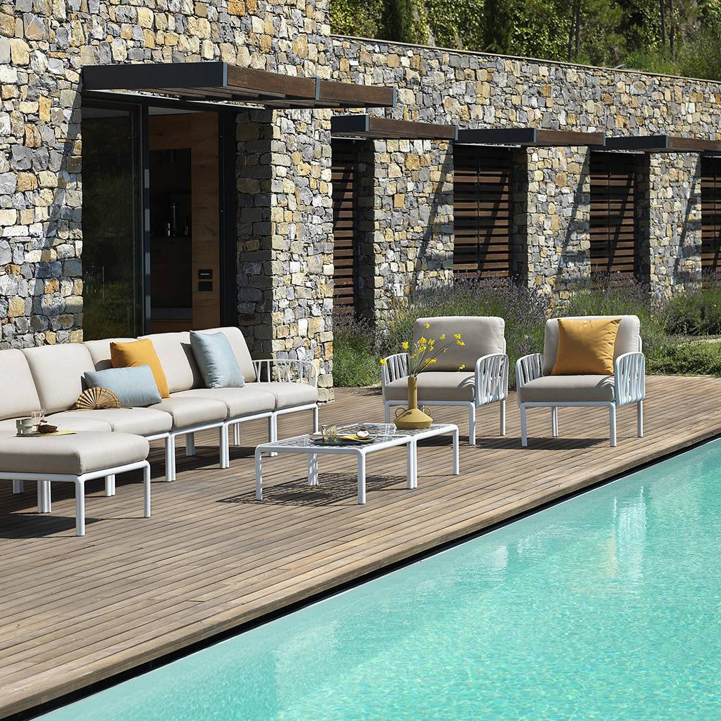 Кавовий столик Komodo Tavolino Vetro Bianco