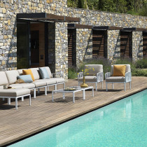 Кавовий столик Komodo Tavolino Vetro Bianco