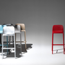 Барний стілець Lido Bianco