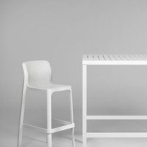 Барний стілець Net Stool Bianco