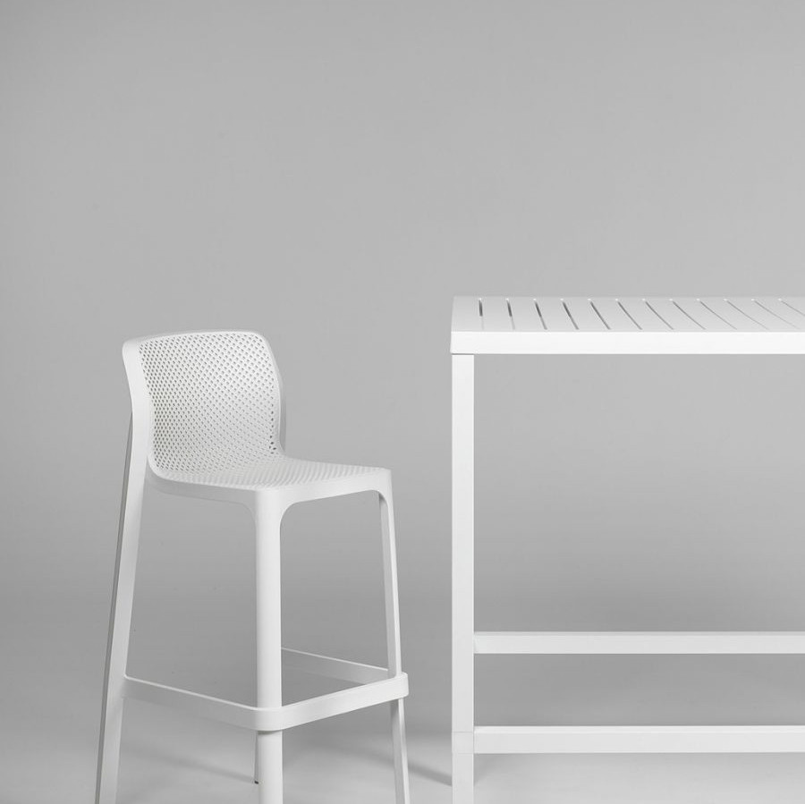 Барний стілець Net Stool Bianco