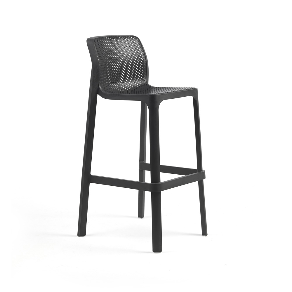 Барний стілець Net Stool Antracite