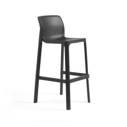 Барний стілець Net Stool Antracite