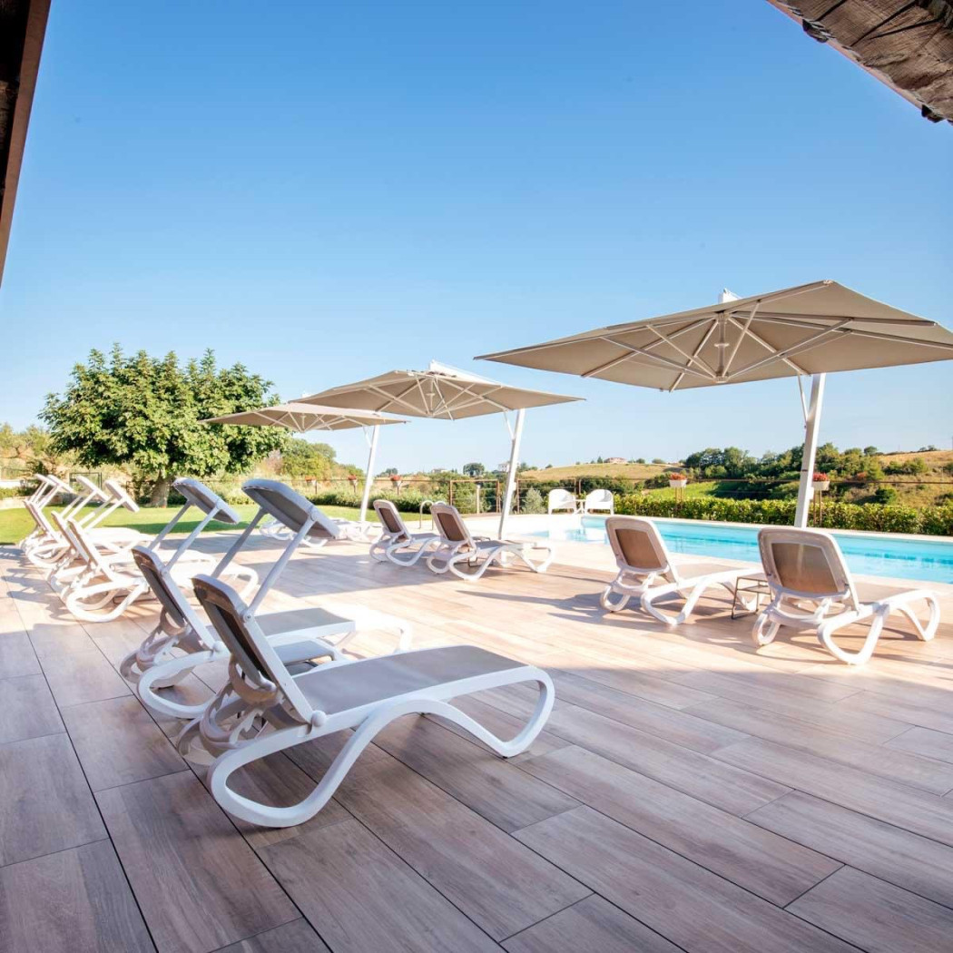 Шезлонг Omega Bianco Tortora