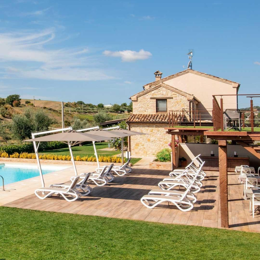 Шезлонг Omega Bianco Tortora